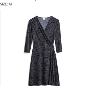 Faux wrap knit dress from stitchfix.